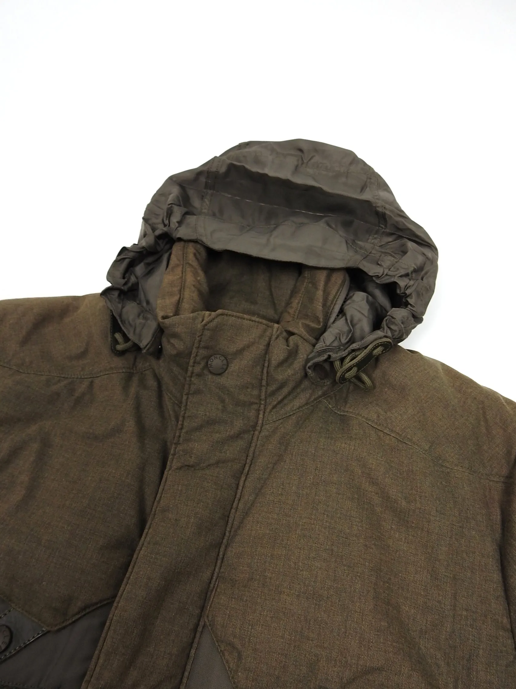 Moncler x White Mountaineering Cableknit Down Coat Size 3