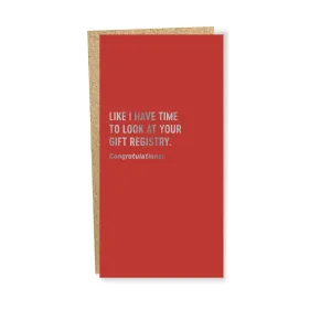 Money Talks Card - Sapling Press