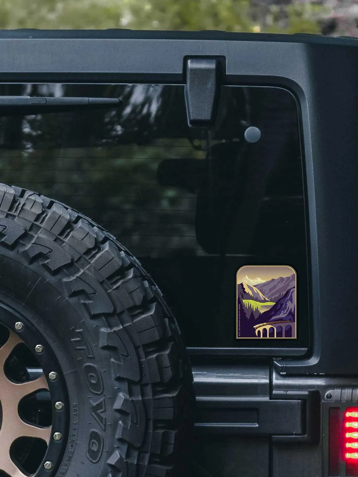 Mountains | Laptop / Car Sticker