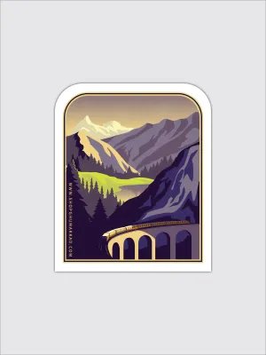 Mountains | Laptop / Car Sticker