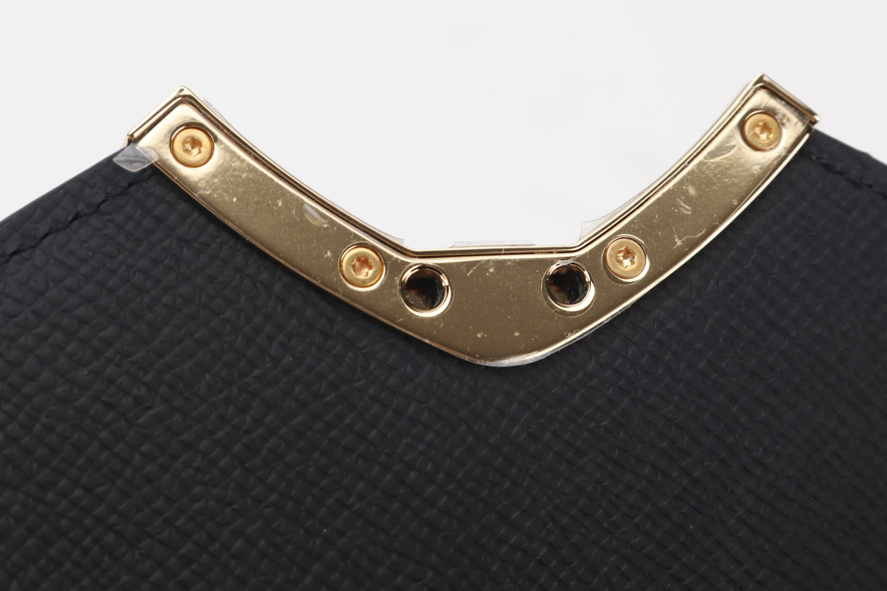 MOYNAT GABRIELLE CLUTCH (L26CM X W5CM X H16.5CM) BLACK CALF LEATHER GOLD HARDWARE, WITH STRAP, DUST COVER & BOX