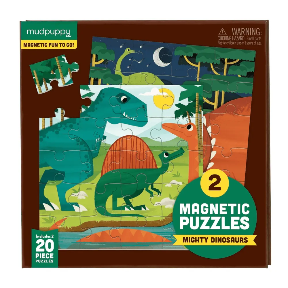 Mudpuppy 20 Pce Magnetic Puzzles
