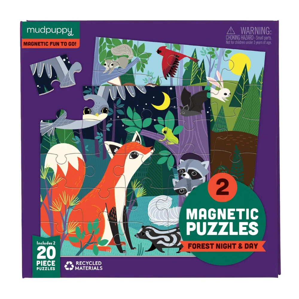 Mudpuppy 20 Pce Magnetic Puzzles