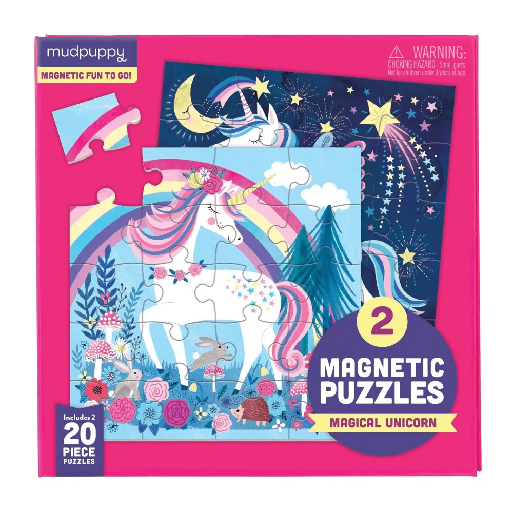 Mudpuppy 20 Pce Magnetic Puzzles