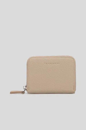 Nadir Zip Around Sm Full Grain - Parchment
