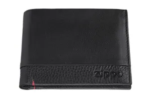 Nappa Tri-Fold Wallet Black