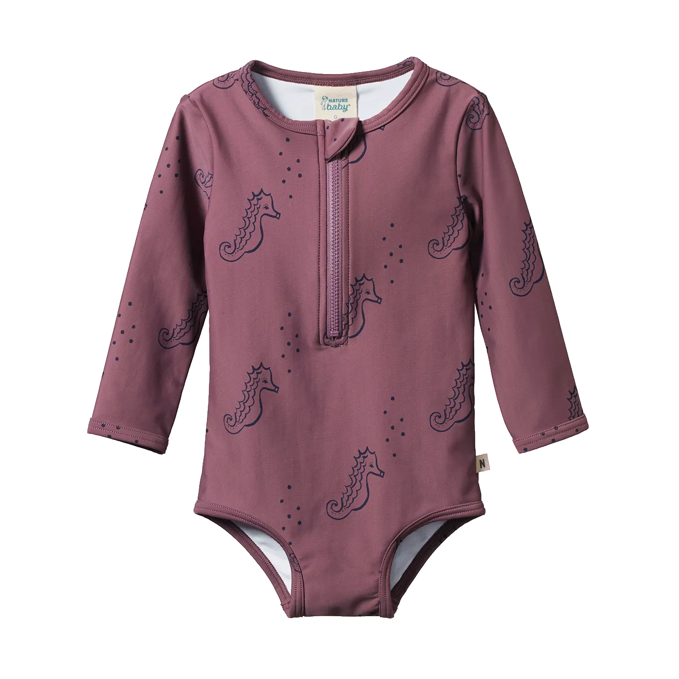 NATURE BABY ONE PIECE BATHING SWIMSUIT NEPTUNE PRINT