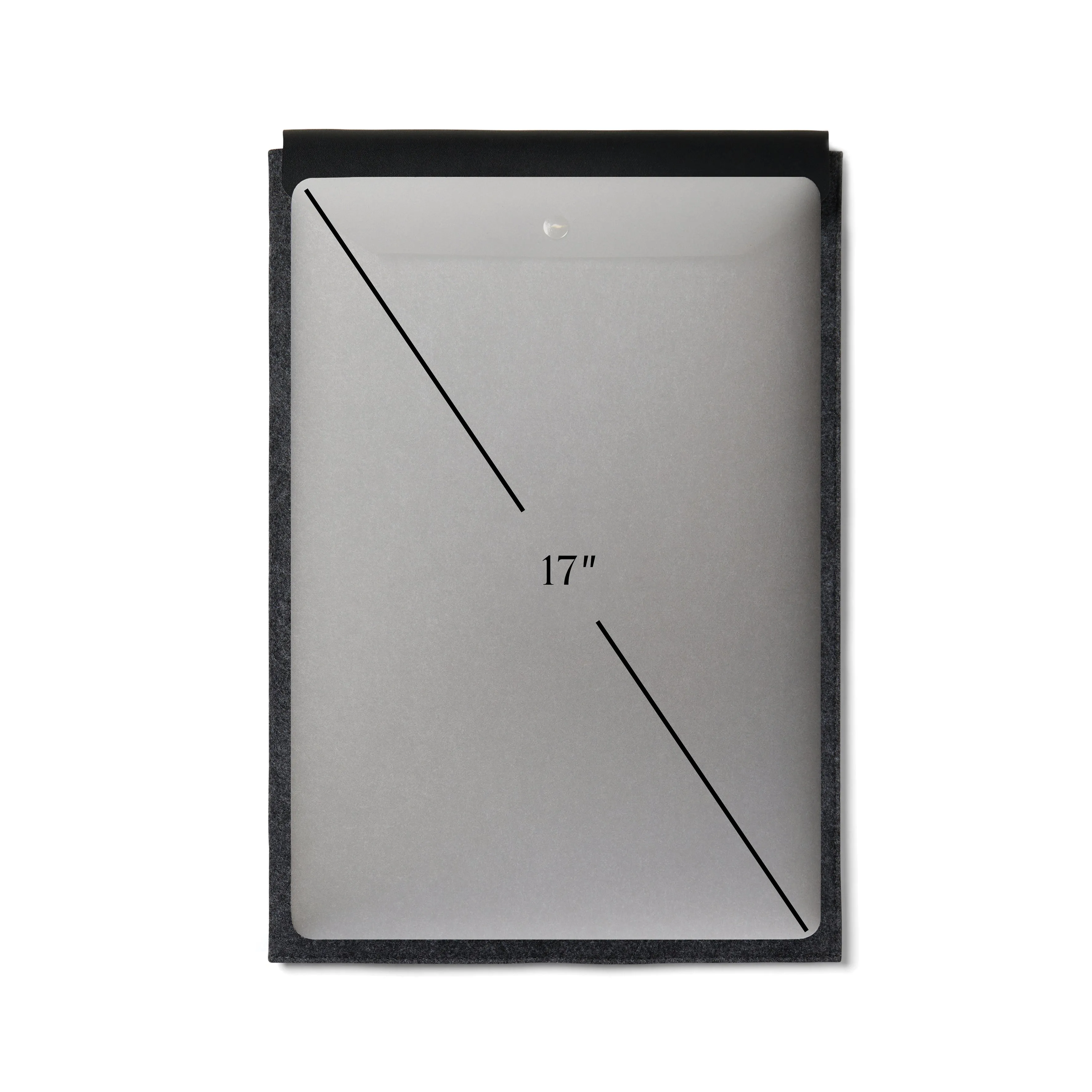 Navlaka za 17" laptop od recikliranog filca