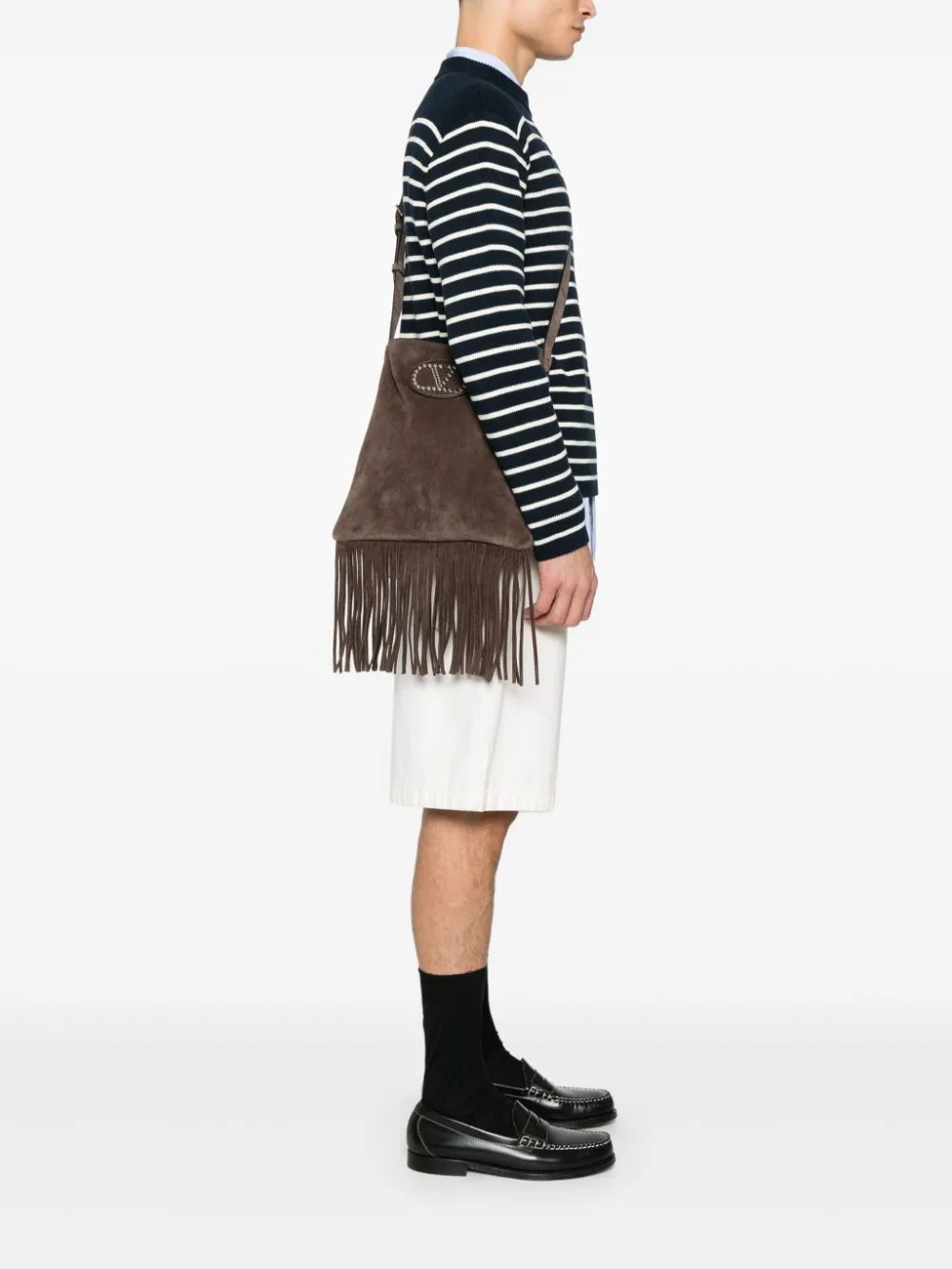 Nellcote suede leather shoudler bag