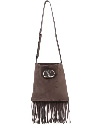 Nellcote suede leather shoudler bag