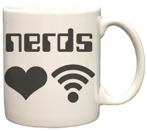 Nerds Love Wifi 11oz Coffee Mug