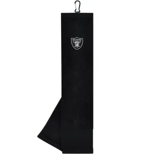 NFL Oakland Raiders Tri-Fold Embroidered Golf Towel 16 x 24 (T0232317)