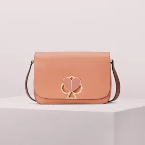 Nicola Twistlock Medium Tawny Shoulder Bag