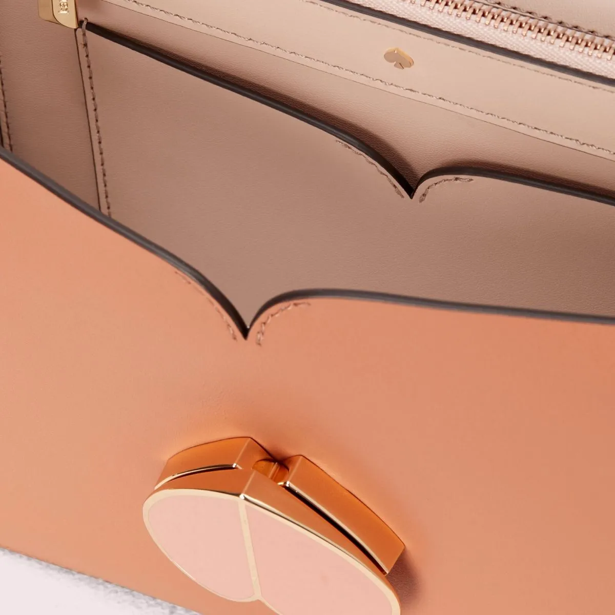 Nicola Twistlock Medium Tawny Shoulder Bag