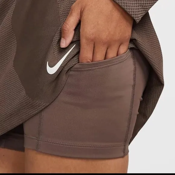 Nike Dri-FIT UV Tour Golf Skirt UPF 40  Plum Eclipse DR5342-291 Size XS