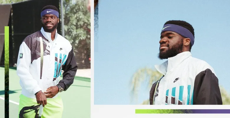 Nike Men's Challenge Court Jacket (White/Black/Neo Teal/Black)
