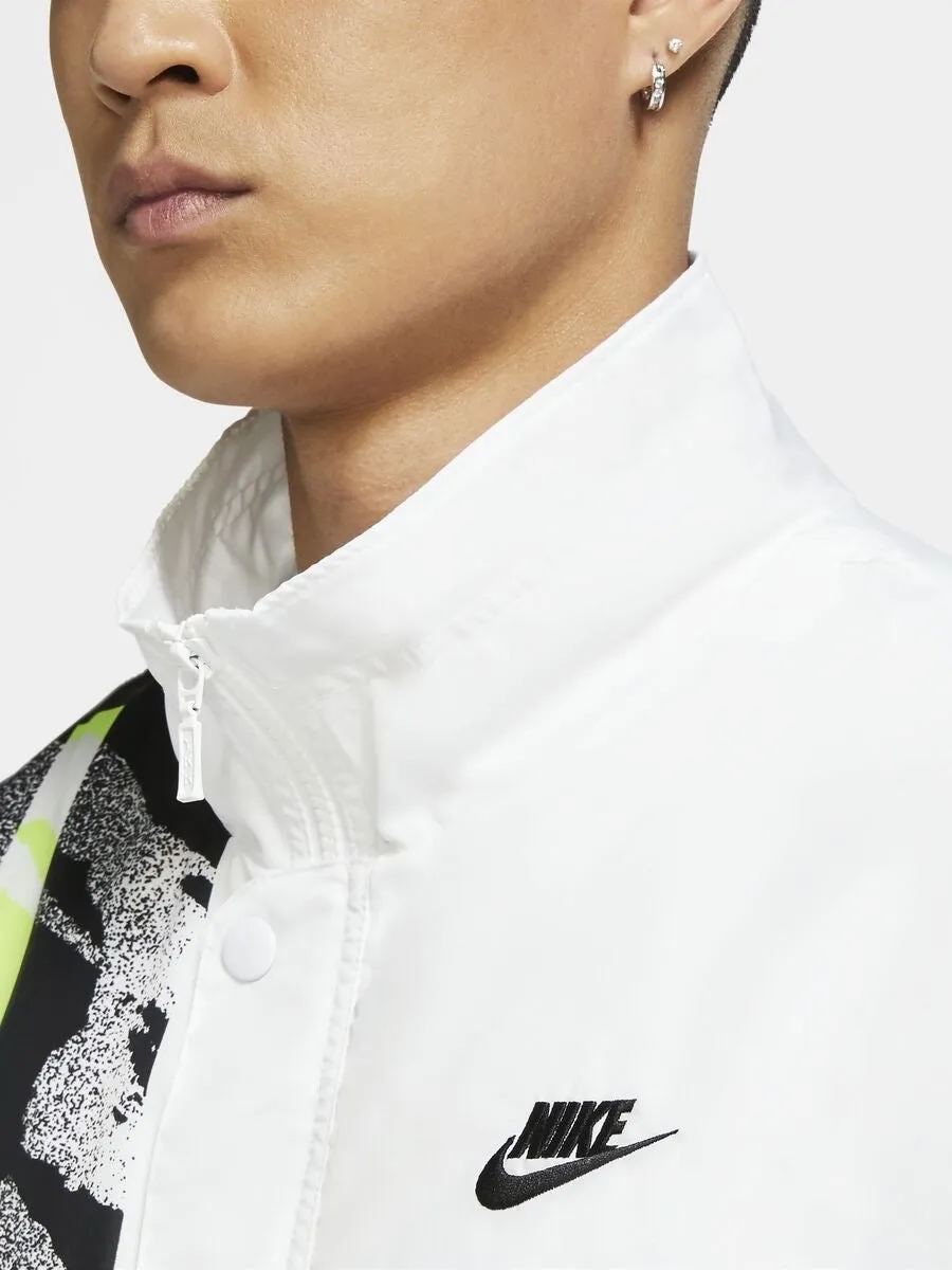 Nike Men's Challenge Court Jacket (White/Black/Neo Teal/Black)