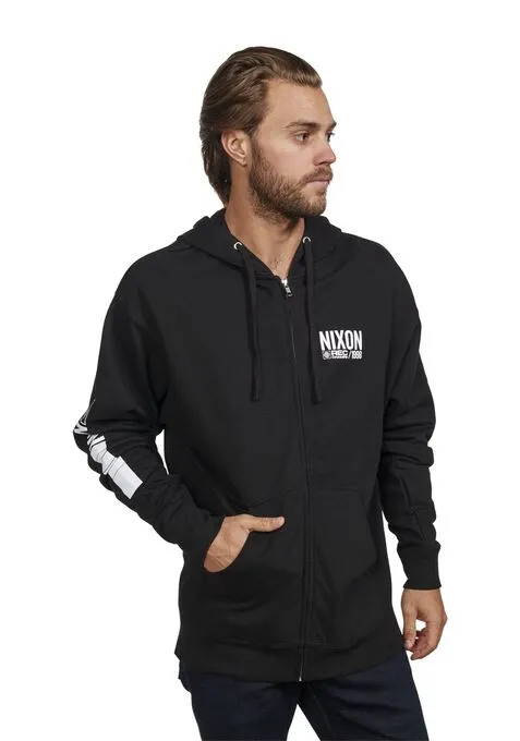 Nixon Mens Track Zip Hoodie