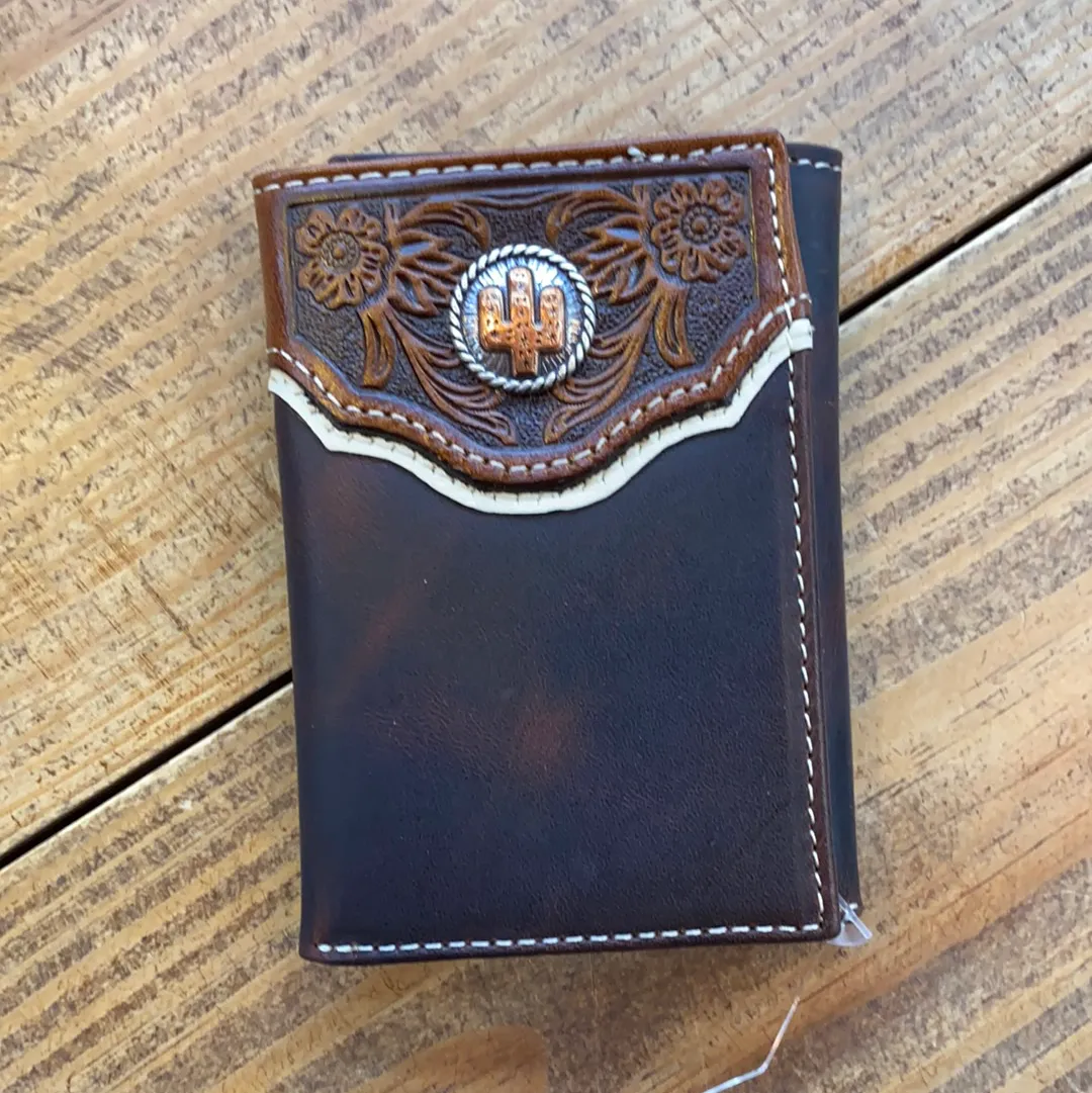 Nocona Cactus Concho Wallet