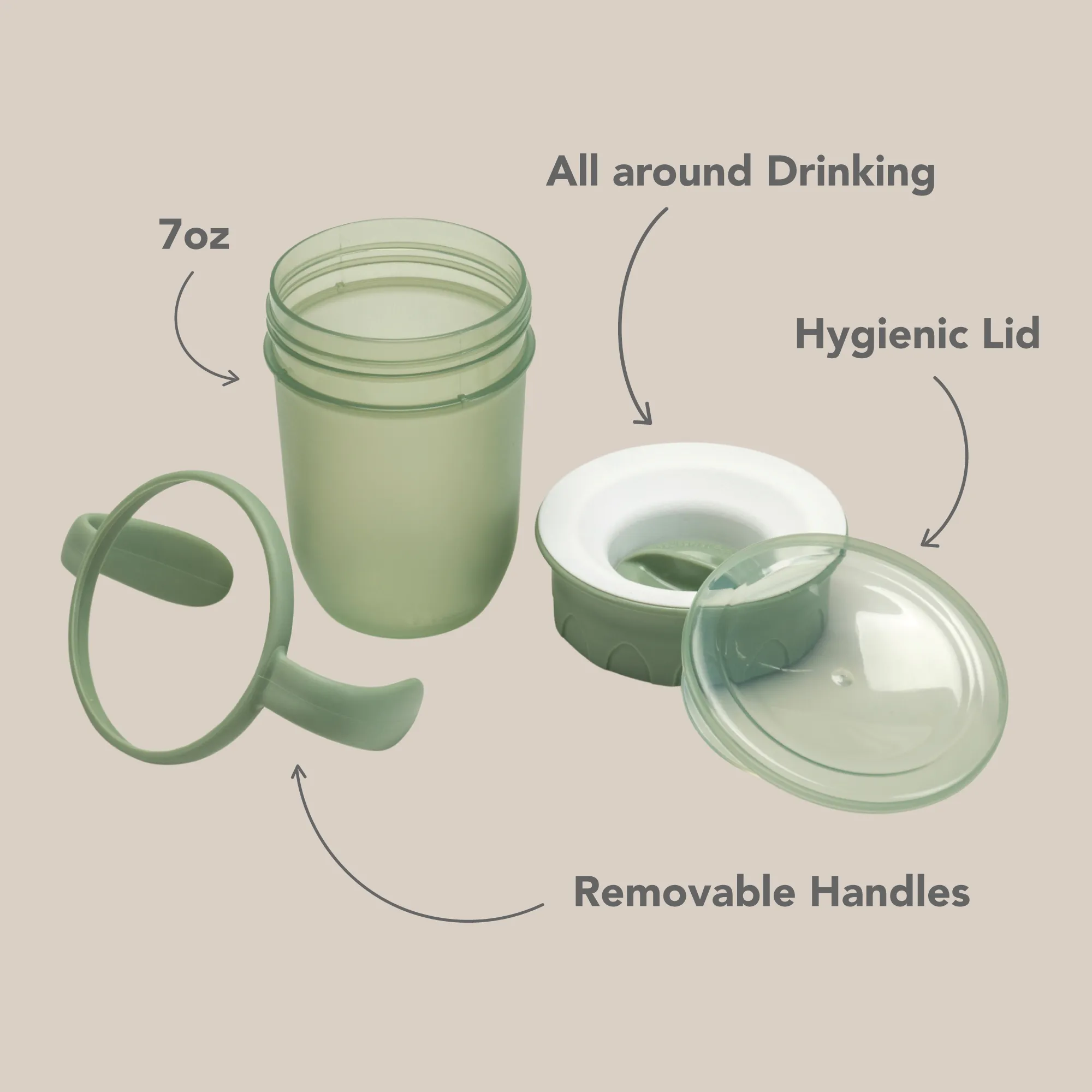 noüka All Around Cup - Fern (Min. of 2 PK, Multiples of 2 PK)