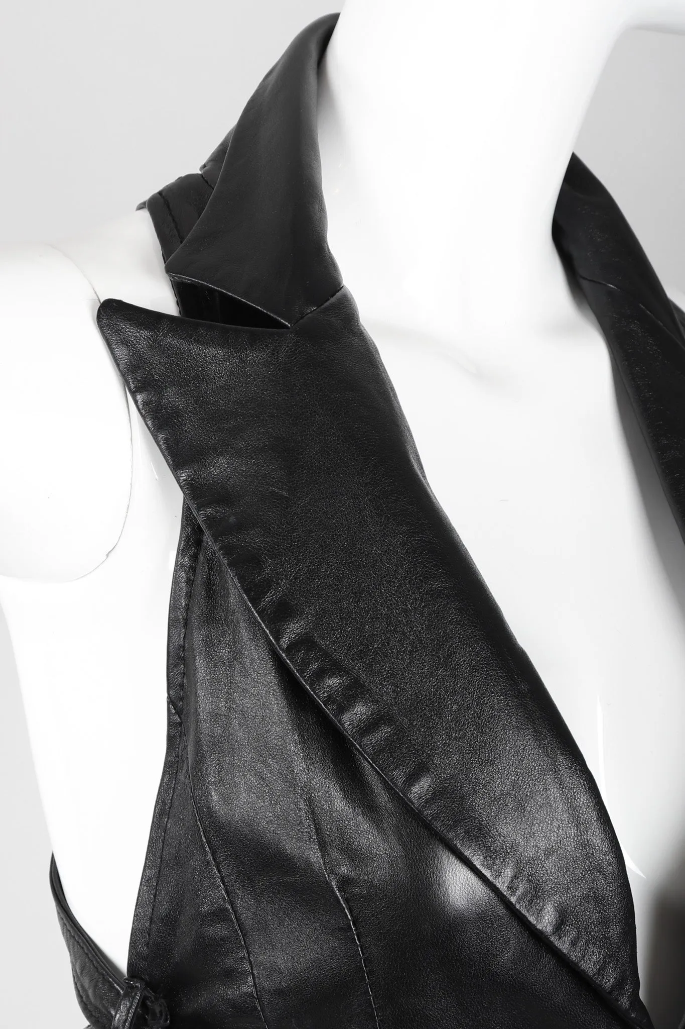 Notched Lapel Harness Vest