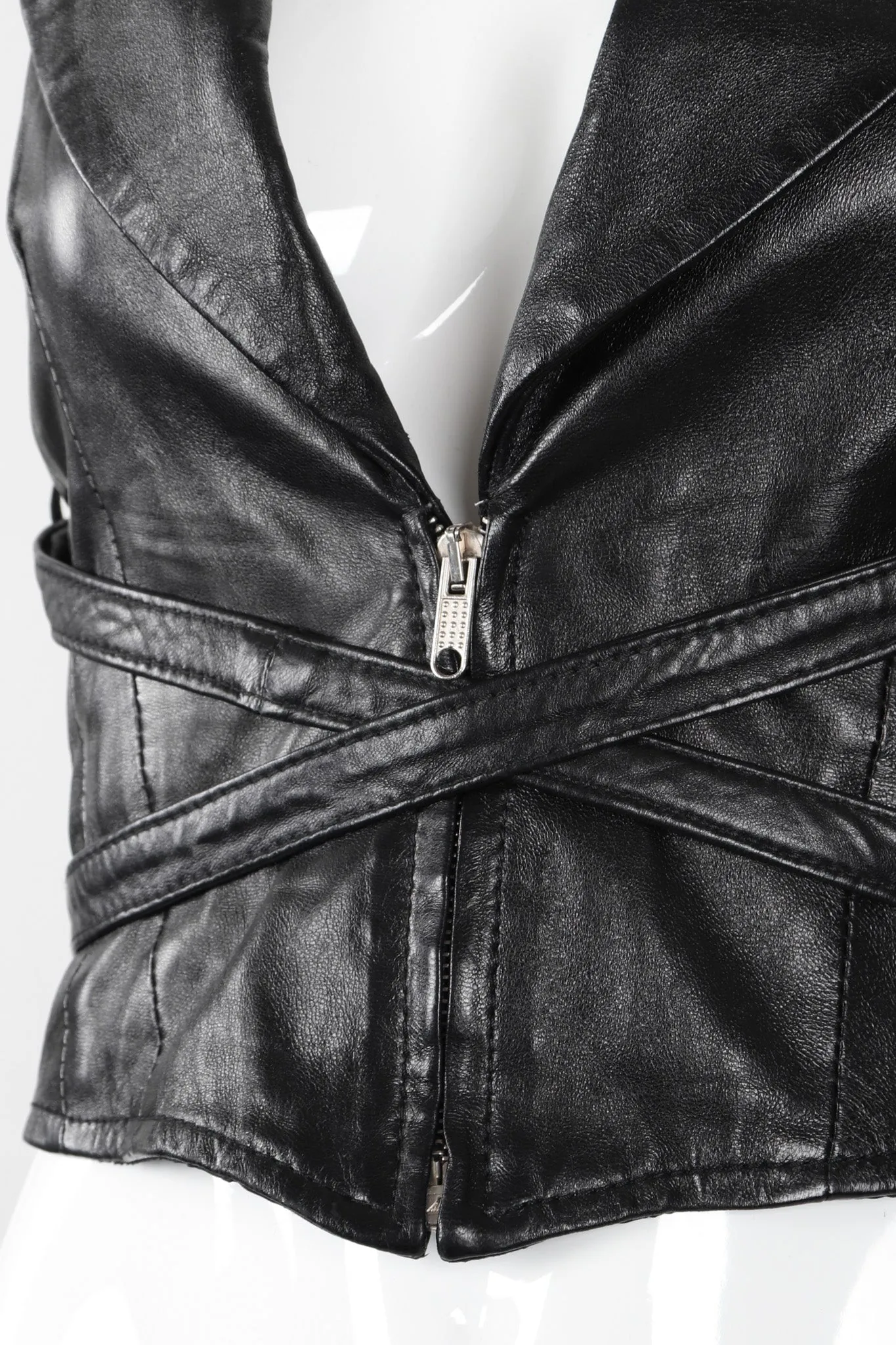 Notched Lapel Harness Vest