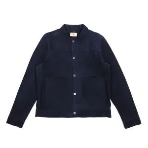 Nudie Jeans Navy Dante Nubuck Jacket Size Medium