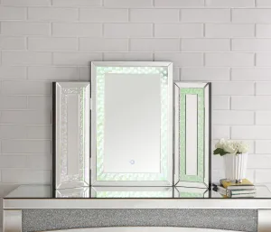 Nysa Mirrored & Faux Crystals Accent Decor (LED)