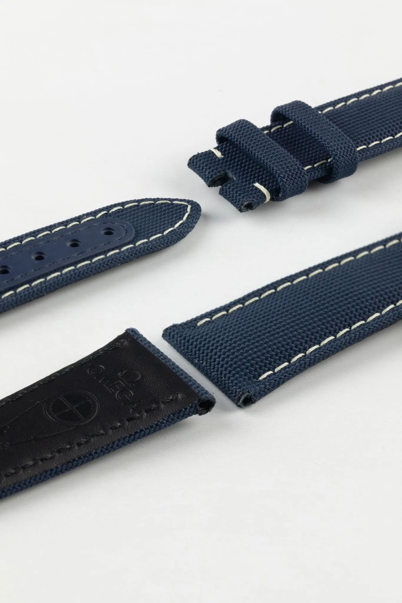 OMEGA CWZ014510 'Silver Snoopy Award' Speedmaster Nylon Watch Strap in BLUE