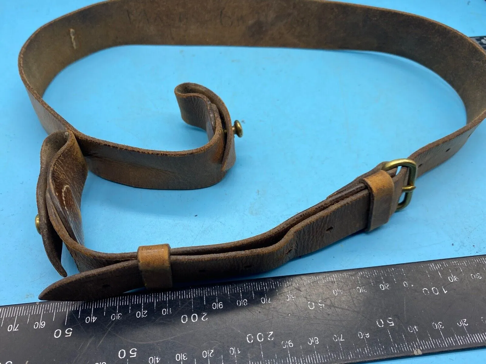 Original British Army Boer War / WW1 / WW2 Officers Sam Browne Shoulder Strap