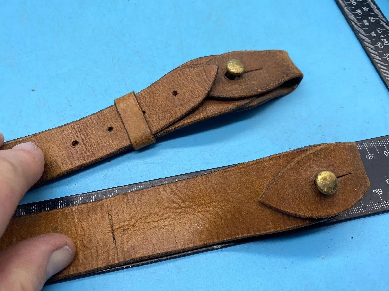 Original British Army Boer War / WW1 / WW2 Officers Sam Browne Shoulder Strap