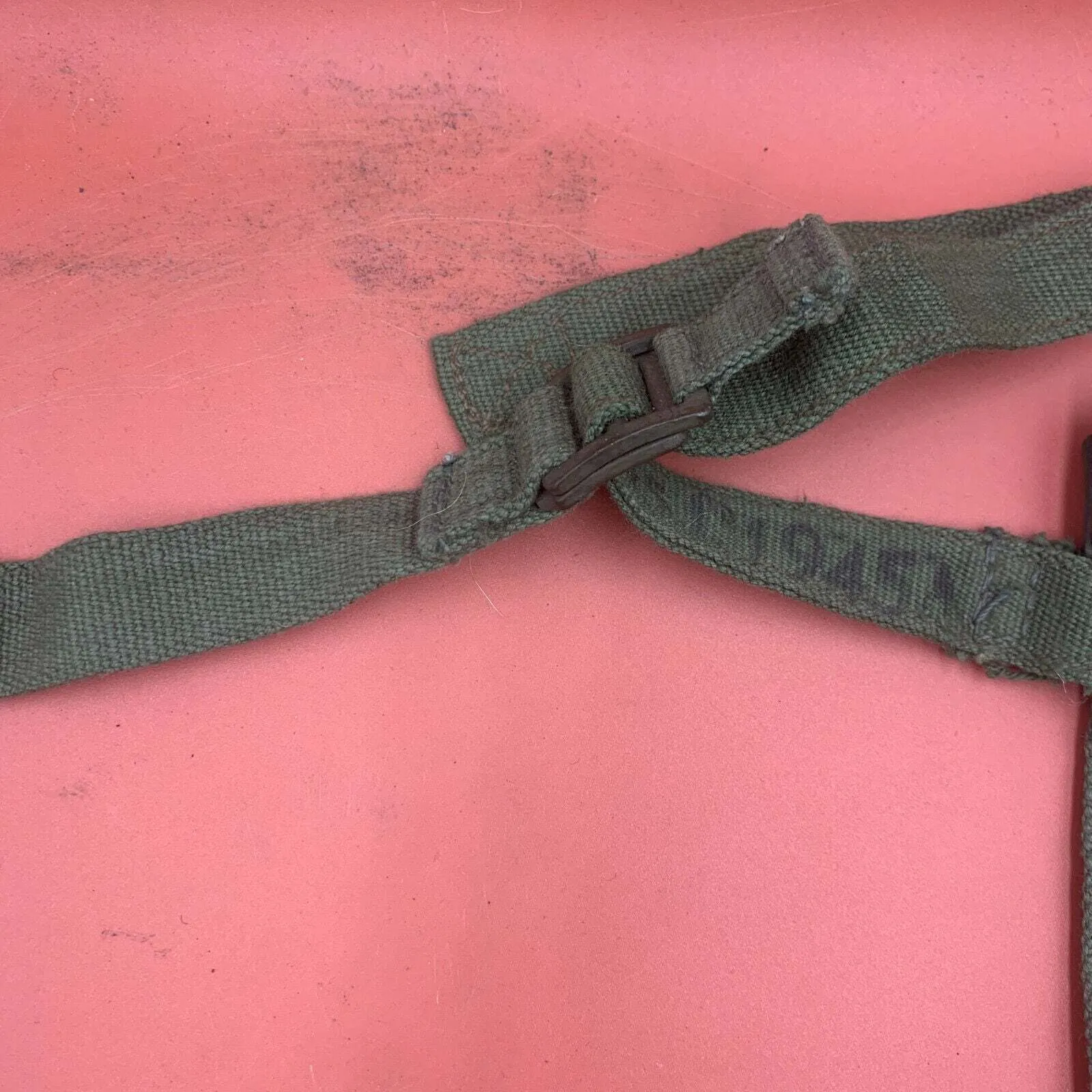 Original WW2 Dated British Army 44 Pattern Shoulder Strap Complete Set