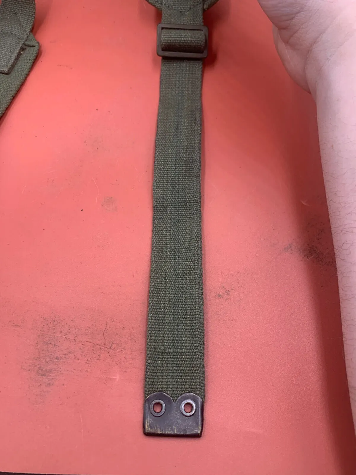 Original WW2 Dated British Army 44 Pattern Shoulder Strap Complete Set