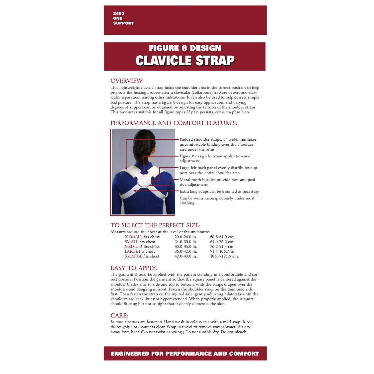 OTC CLAVICLE STRAP FIGURE-8 - 2453 - CLEARANCE