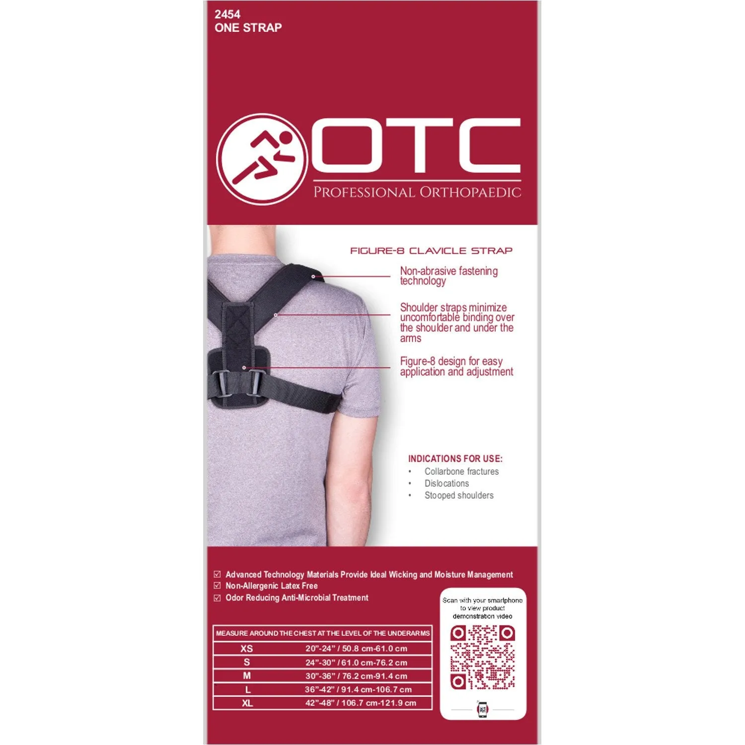 OTC FIGURE 8 CLAVICLE STRAP - 2454