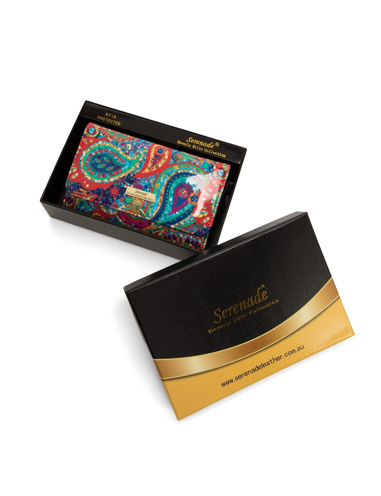 PAIGE MED LEATHER RFID WALLET-WSN9302