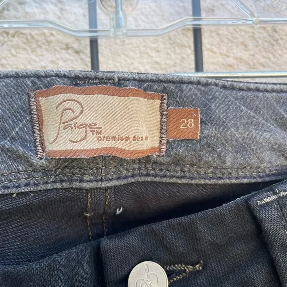 Paige Premium Denim Pico Womens Jeans, flare, black size 28