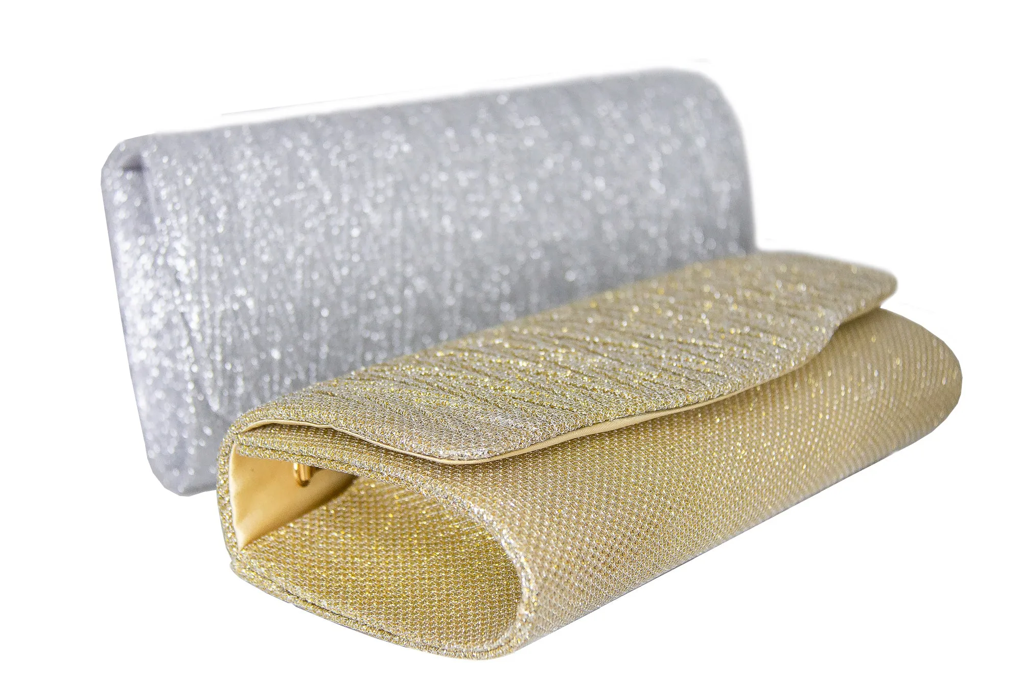 Paige Silver Clutch