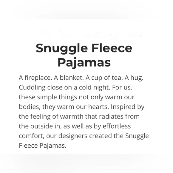 Pajamagram Snuggle Fleece pant and top pajamas size XL