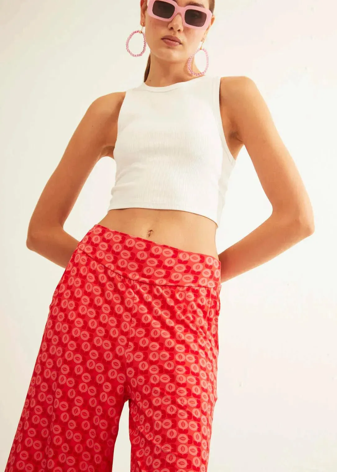 Pantalón Xantik Falda Ruby Bouquet
