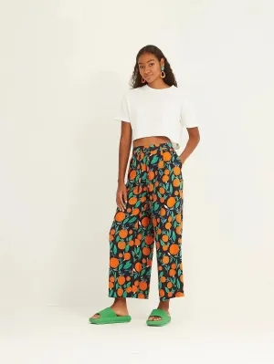 Pantalones Xantik Palazzo Orange Pome