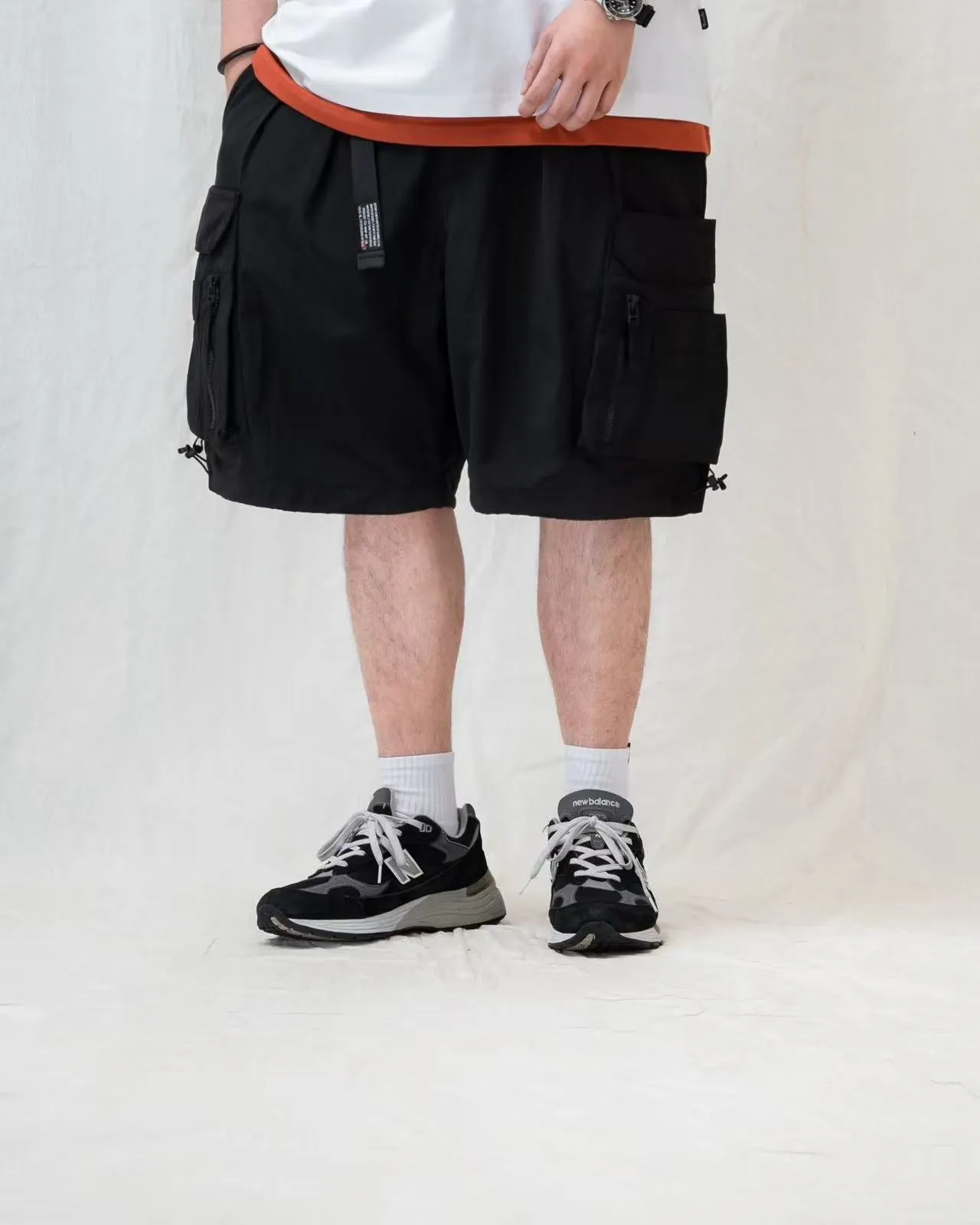 Persevere 25SS water-repellent functional cargo shorts