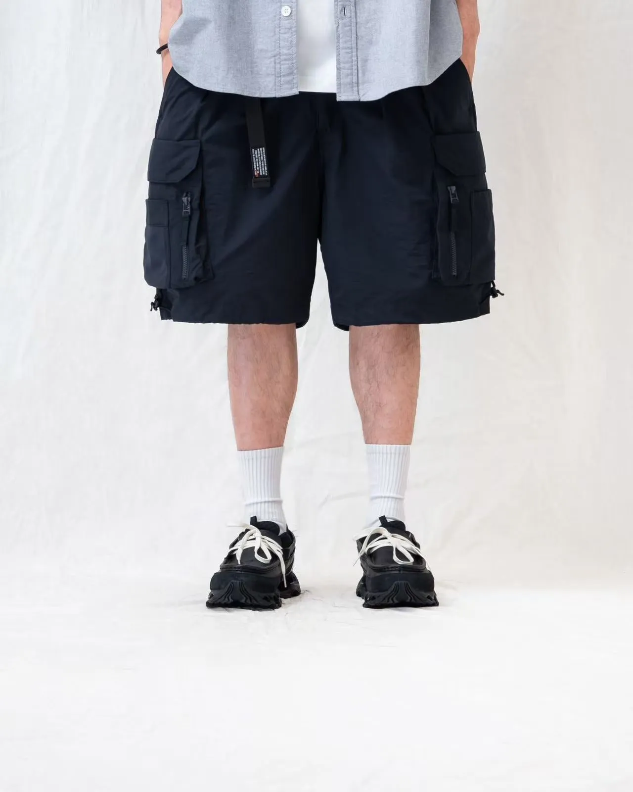 Persevere 25SS water-repellent functional cargo shorts