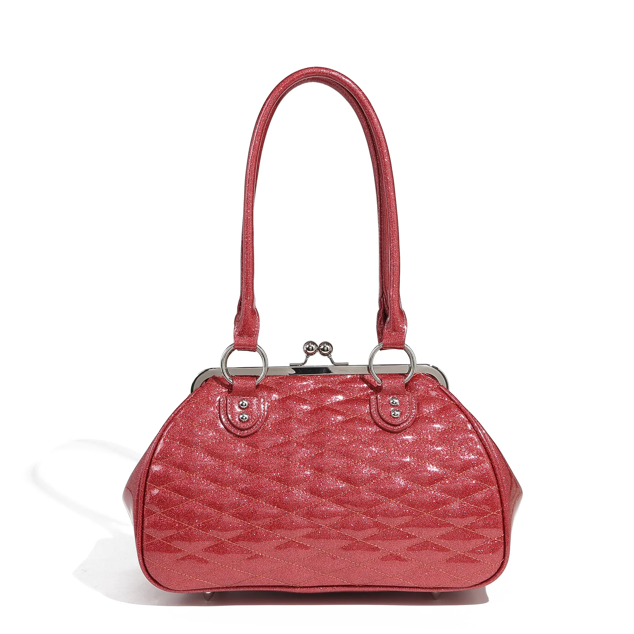 Pink Bubbly Sparkle Wild Cherry Kiss Lock