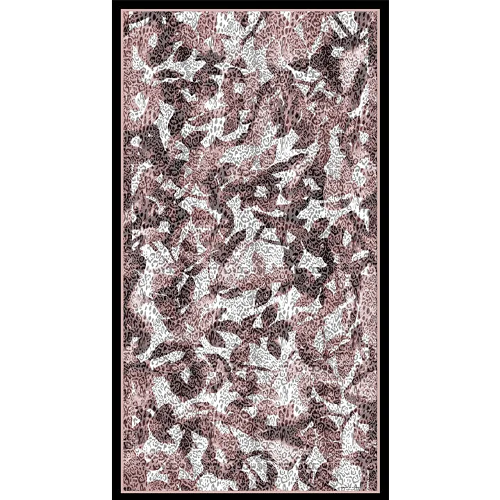 PINK LEOPARD OBLONG SCARF