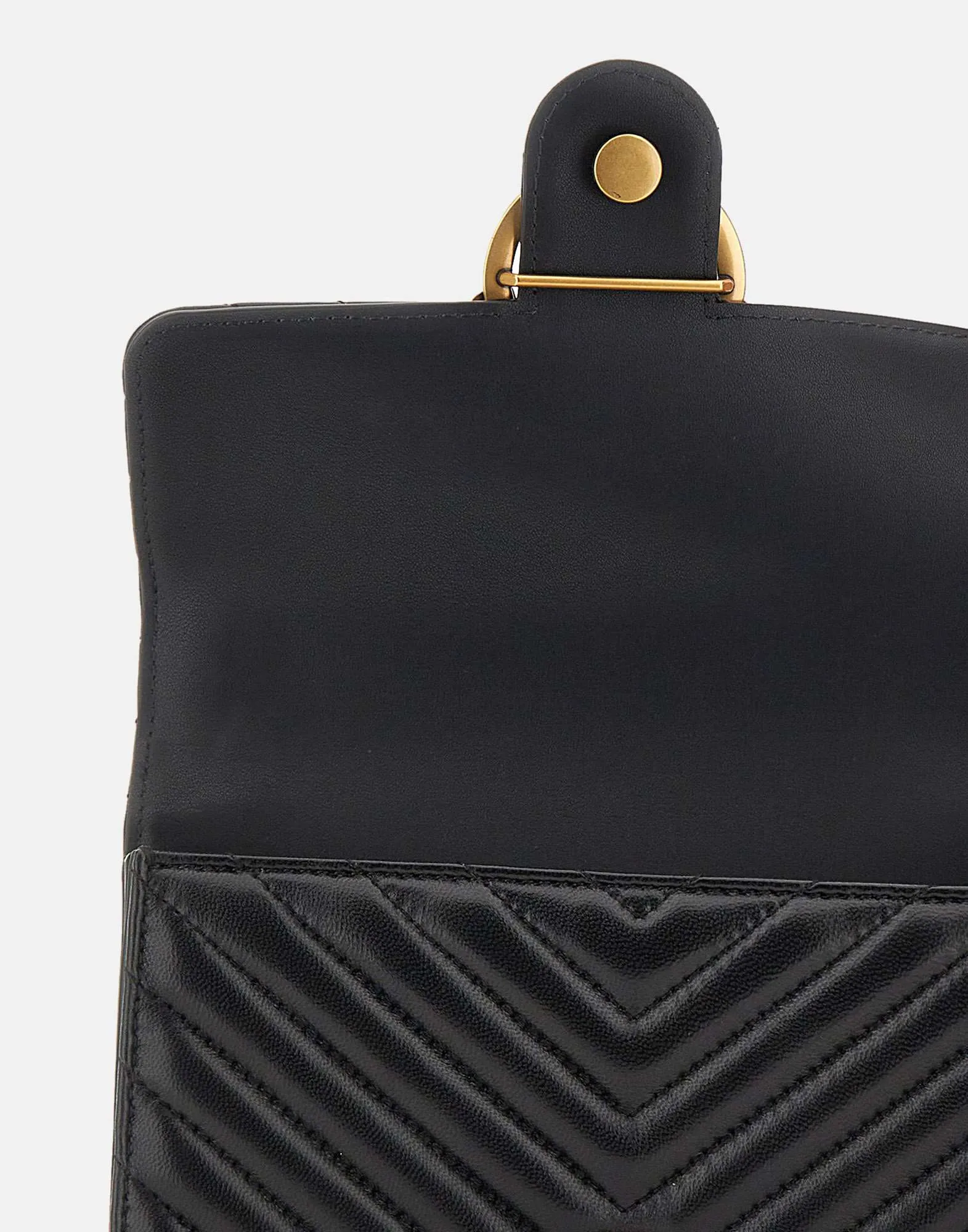 Pinko Love Mini Soft Nappa Leather Shoulder Bag