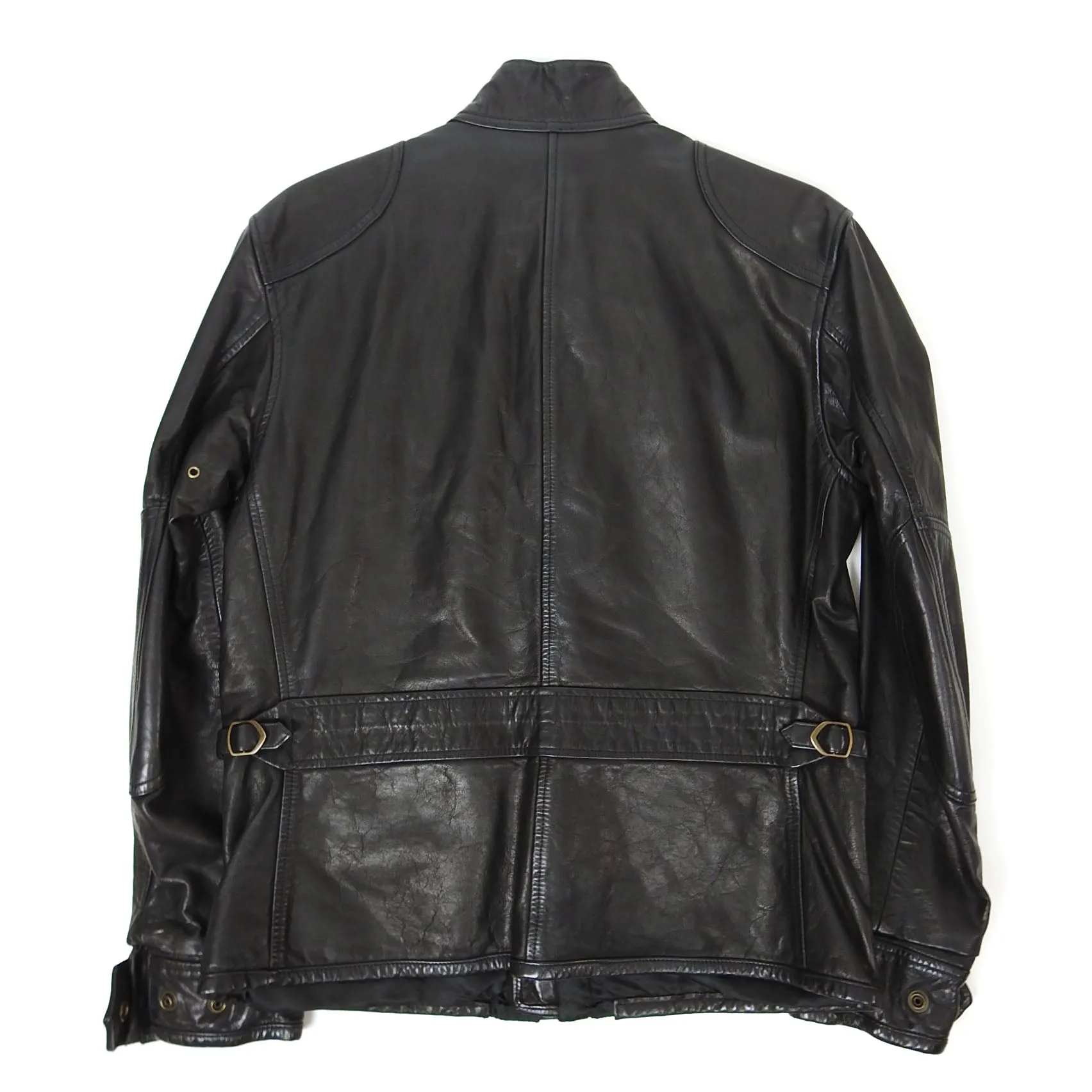 Polo Ralph Lauren Leather Moto Jacket Size Medium