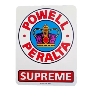 Powell Peralta Crown Supreme Sticker - Large