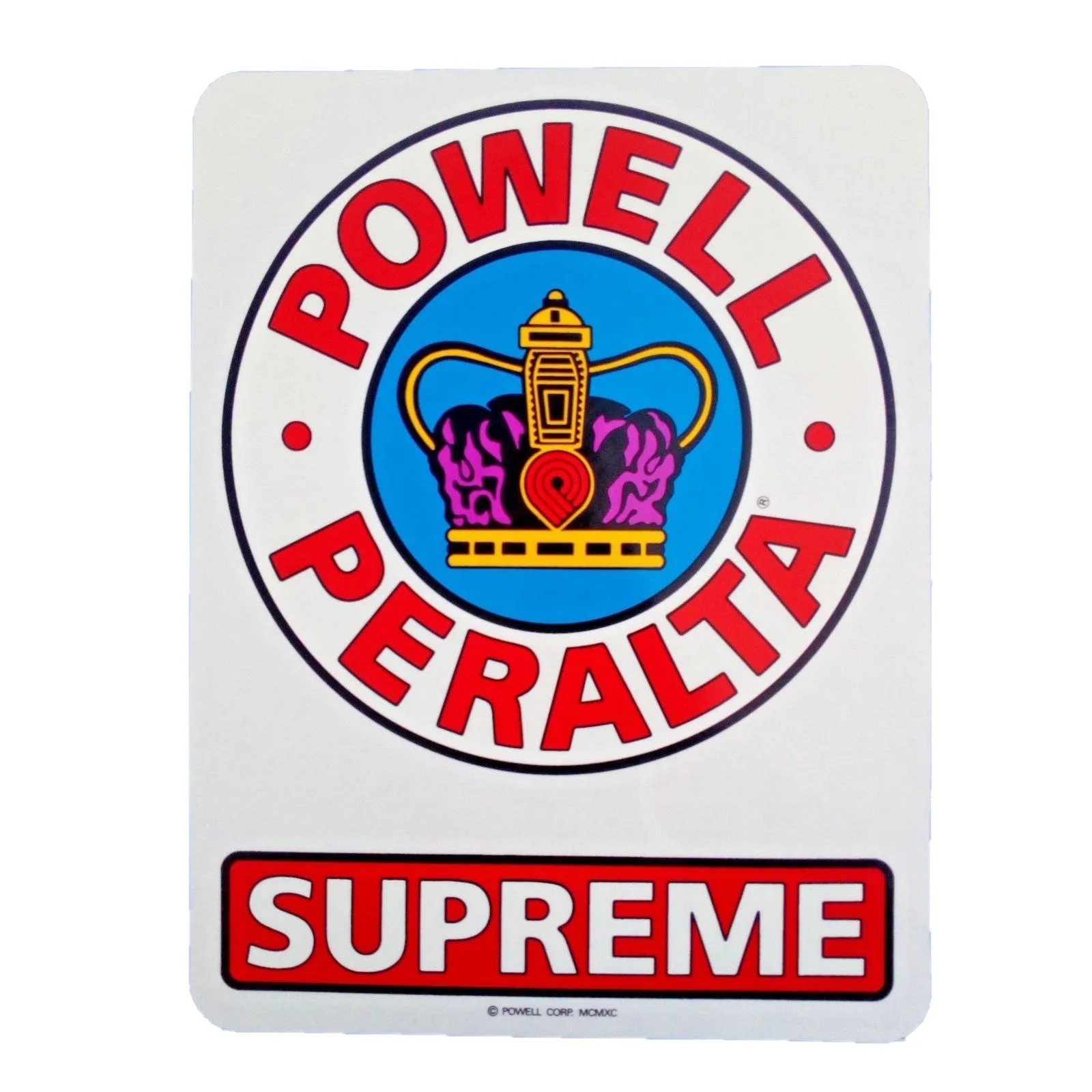 Powell Peralta Crown Supreme Sticker - Large