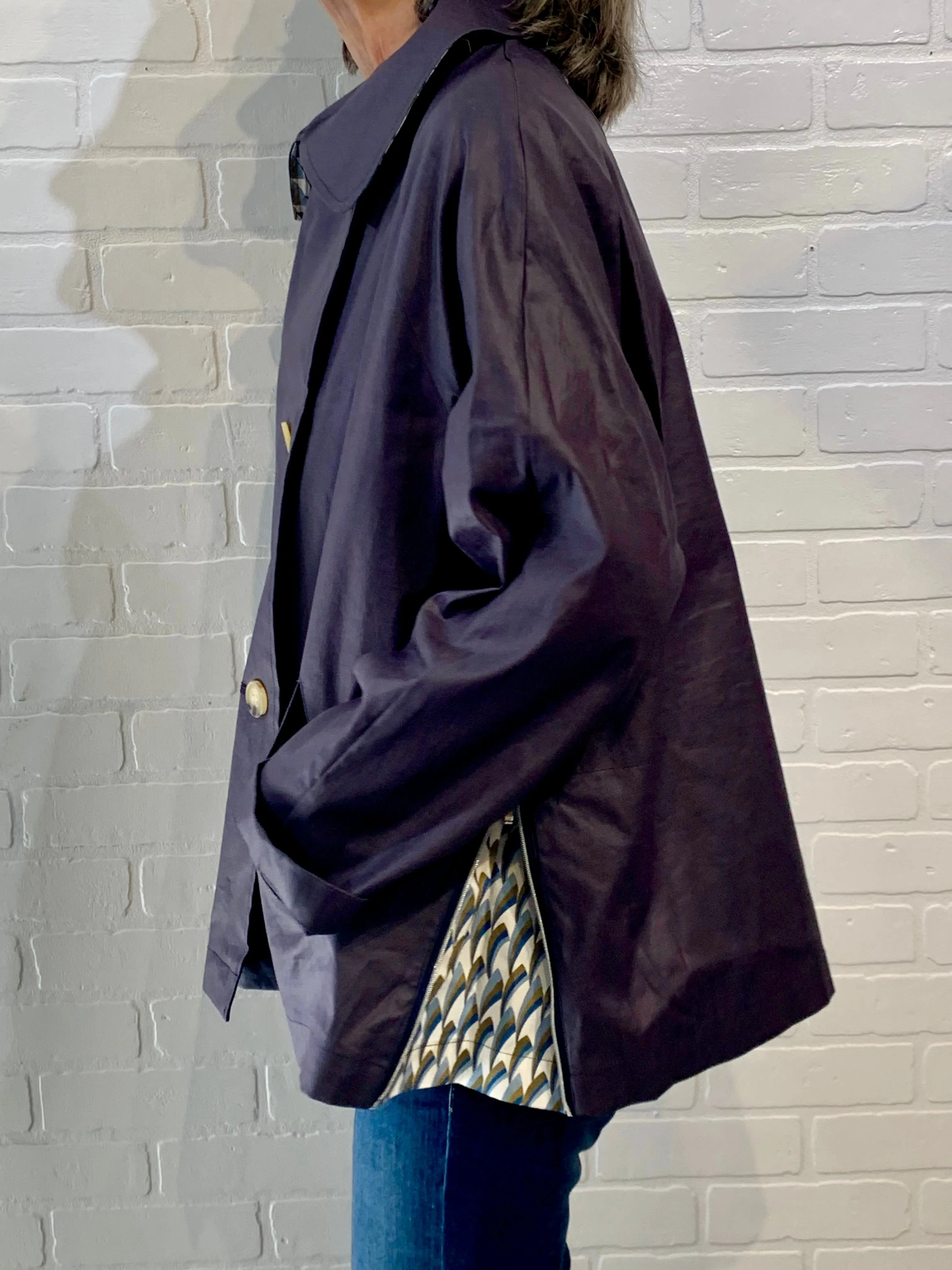 PPP - Zoe Lib Raincoat | Navy